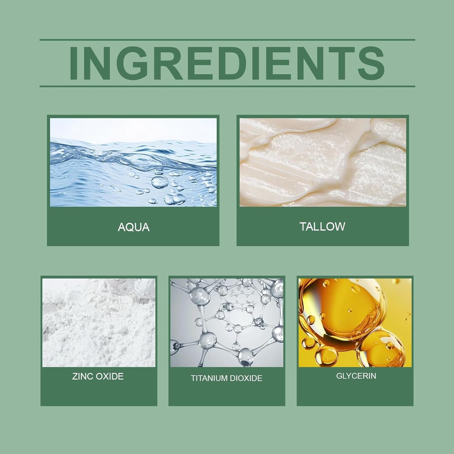 Experience Ultimate Skin Protection with Our Grass-Fed Beef Tallow Sunscreen - SPF 50 Non-Nano Zinc Oxide Formula (2PC)