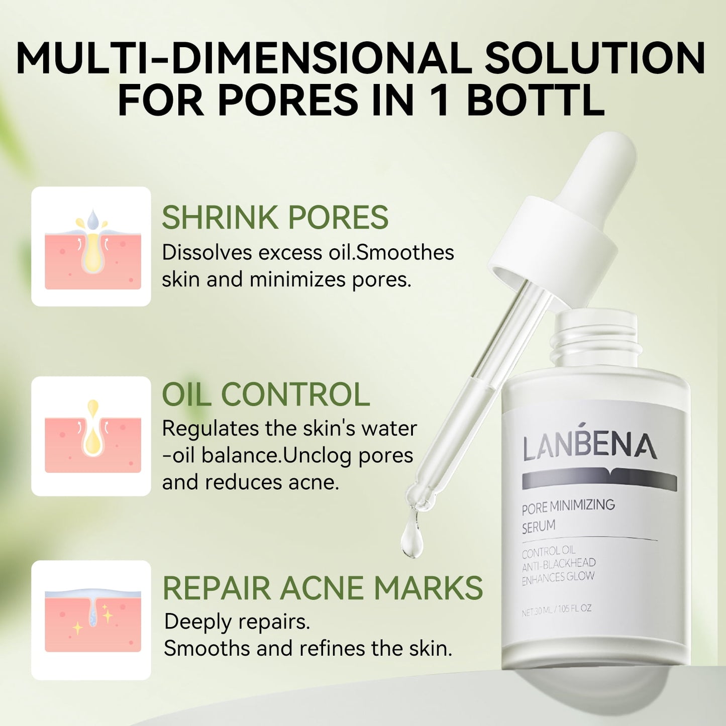 Transform Your Skin with the 3-in-1 Blackhead Removal Set: Bamboo Charcoal Pore Strips & Pore Minimizing Serum for a Fresh, Clean Face!