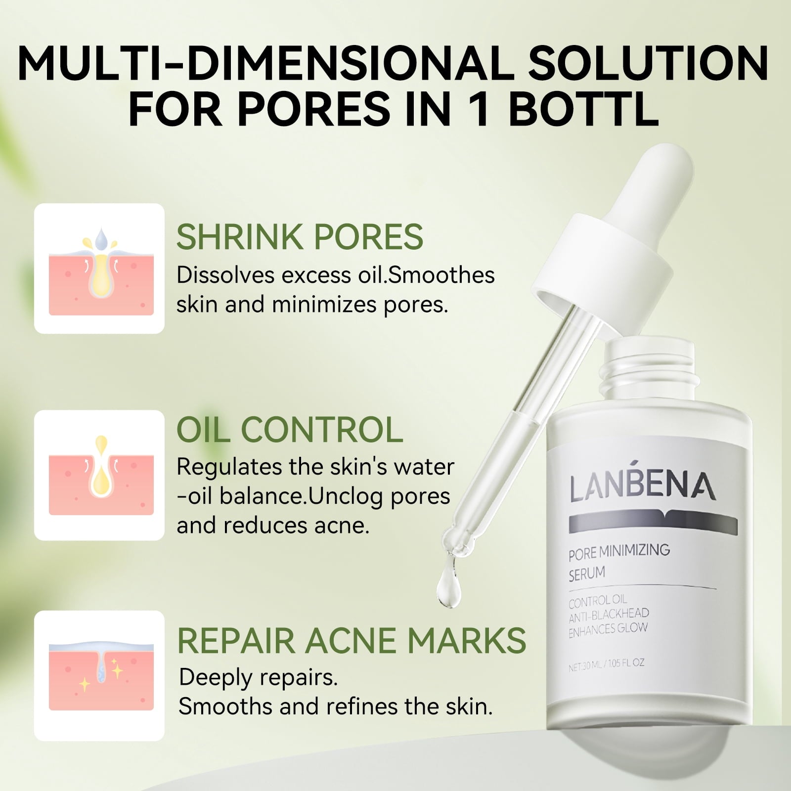 Transform Your Skin with the 3-in-1 Blackhead Removal Set: Bamboo Charcoal Pore Strips & Pore Minimizing Serum for a Fresh, Clean Face!