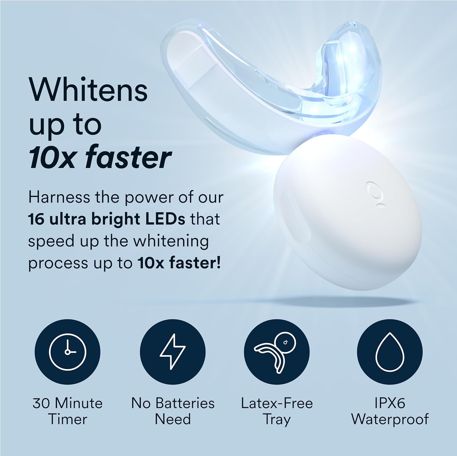 Transform Your Smile with Our Advanced Teeth Whitening Kit – LED Accelerator Light & 35% Carbamide Peroxide Gel for Up to 10 Shades Whiter in Just 7 Days!