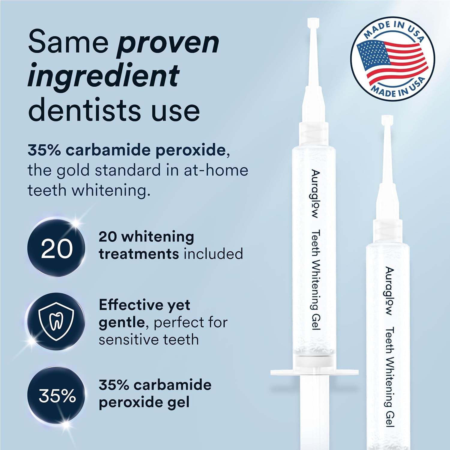 Transform Your Smile with Our Advanced Teeth Whitening Kit – LED Accelerator Light & 35% Carbamide Peroxide Gel for Up to 10 Shades Whiter in Just 7 Days!