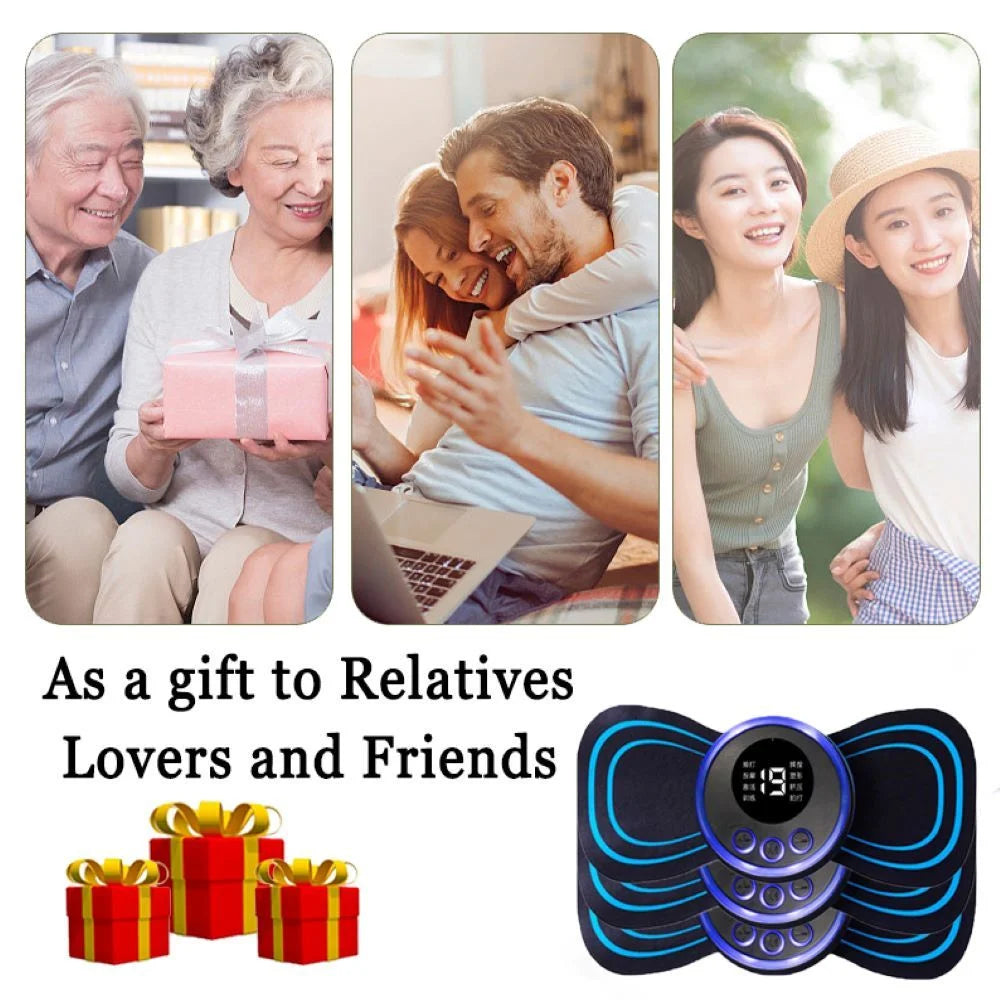Experience Ultimate Relaxation with Our 8 Modes 19 Gears Electric Pulse Neck Massager – Perfect for Pain Relief in Neck, Back, and Body!