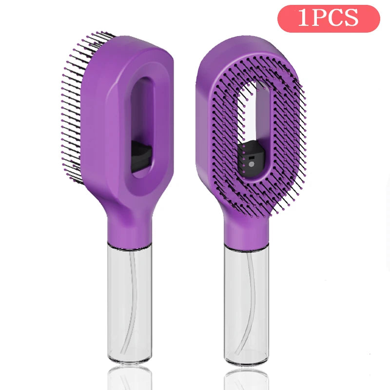 Revolutionary 2-in-1 Hairbrush Sprayer: The Ultimate Multi-Functional Spray Bottle Comb for Effortless Styling and Detangling