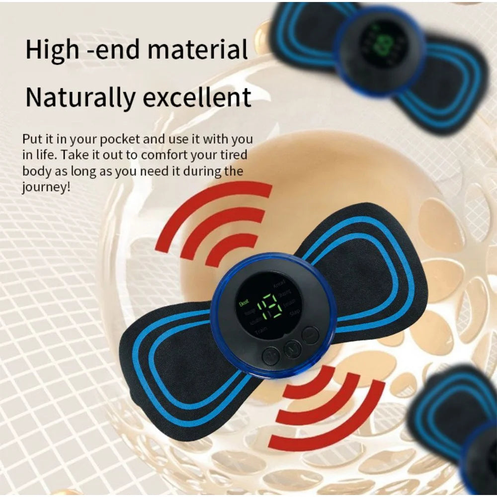 Experience Ultimate Relaxation with Our 8 Modes 19 Gears Electric Pulse Neck Massager – Perfect for Pain Relief in Neck, Back, and Body!