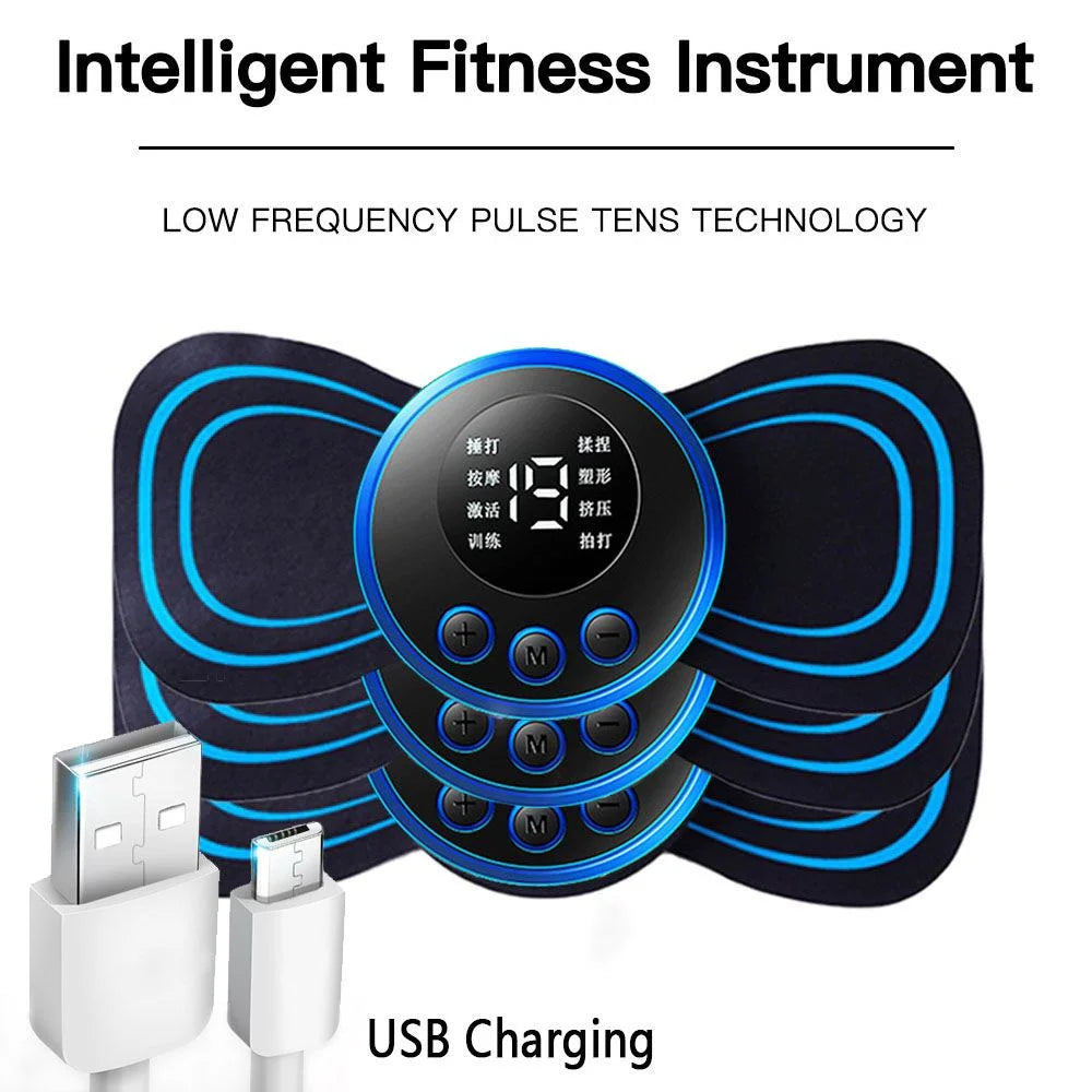 Experience Ultimate Relaxation with Our 8 Modes 19 Gears Electric Pulse Neck Massager – Perfect for Pain Relief in Neck, Back, and Body!
