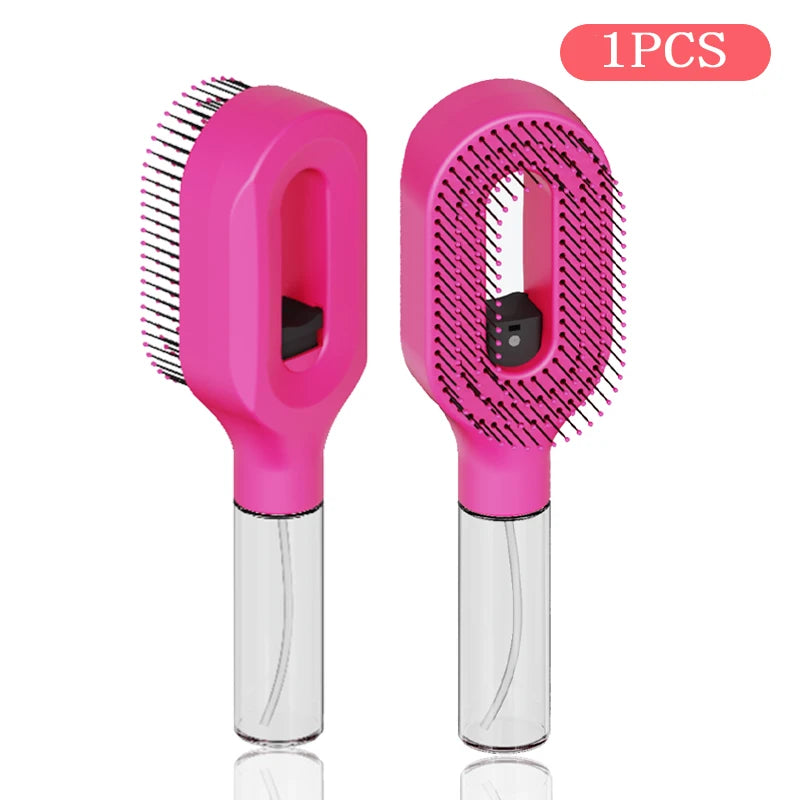 Revolutionary 2-in-1 Hairbrush Sprayer: The Ultimate Multi-Functional Spray Bottle Comb for Effortless Styling and Detangling