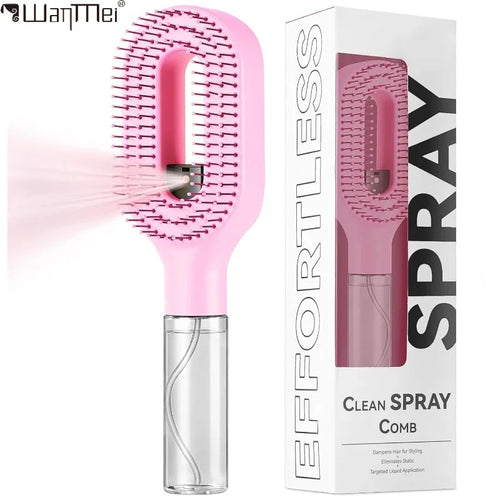 Revolutionary 2-in-1 Hairbrush Sprayer: The Ultimate Multi-Functional Spray Bottle Comb for Effortless Styling and Detangling