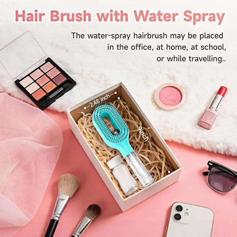 Revolutionary 2-in-1 Hairbrush Sprayer: The Ultimate Multi-Functional Spray Bottle Comb for Effortless Styling and Detangling