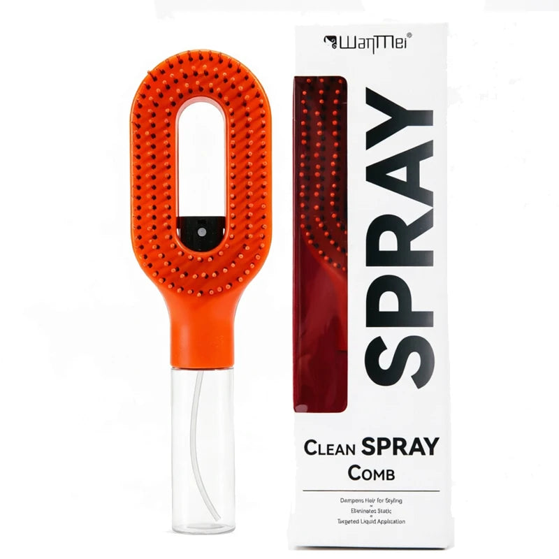 Revolutionary 2-in-1 Hairbrush Sprayer: The Ultimate Multi-Functional Spray Bottle Comb for Effortless Styling and Detangling